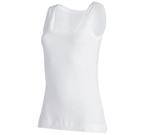 e.s. Tank-Top cotton stretch, Damen