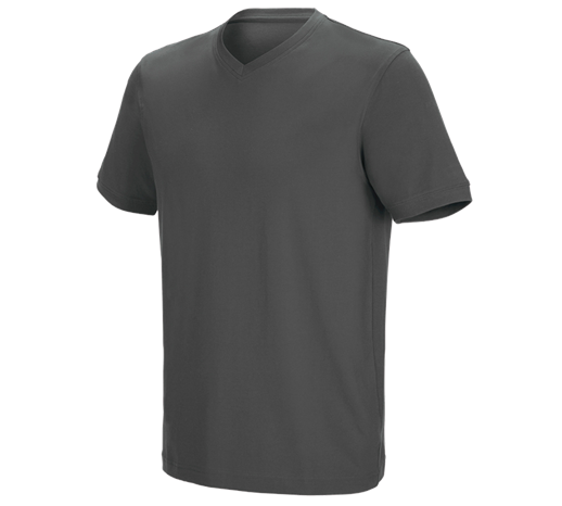 e.s. T-Shirt cotton stretch V-Neck