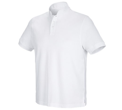 e.s. Polo-Shirt cotton Mandarin